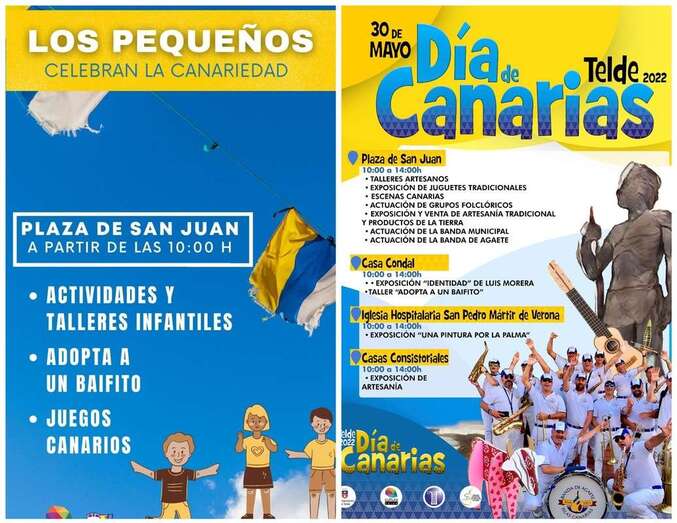 Programa de actos previstos para este lunes, Día de Canarias.